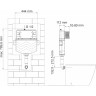 Смывной бачок скрытого монтажа WASSERKRAFT ALLER 10 10TLT.031.ME.MG04